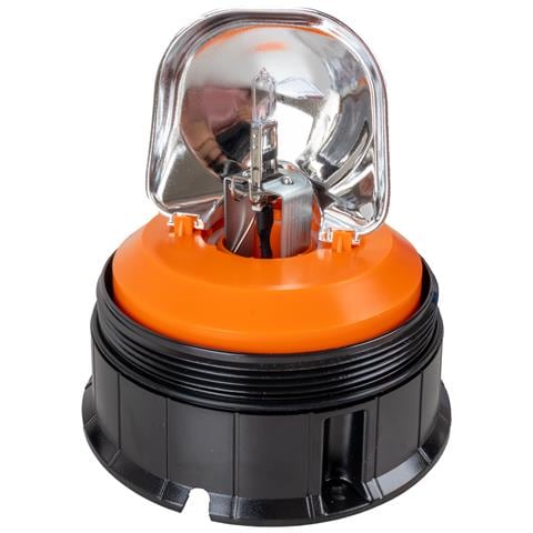 Lampeggiante Alogeno Per Trattori Base Piana 12v 55w Luce Rotazionale - Foto 2
