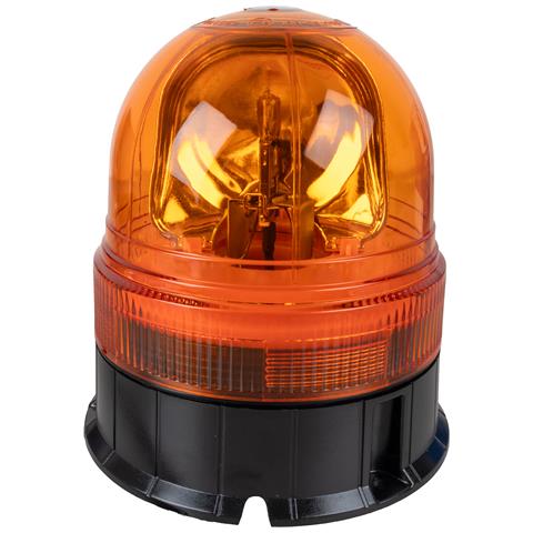 Lampeggiante Alogeno Per Trattori Base Piana 12v 55w Luce Rotazionale - Foto 1