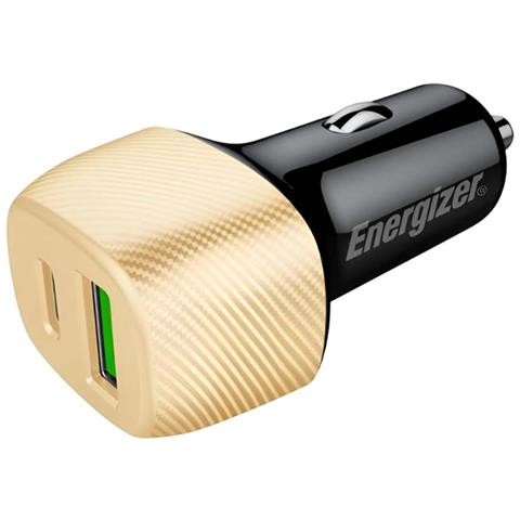 Caricatore Per Accendisigari Usb-c / Usb-a Pd 38w Qc 3.0 Modello Ultimate, Oro - Foto 1