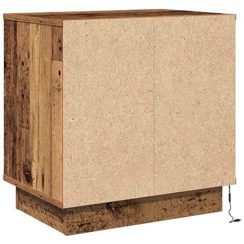 Armadio da Notte con 2 pcs Legno vecchio 50 x 34.5 x 50 cm. - Foto 8