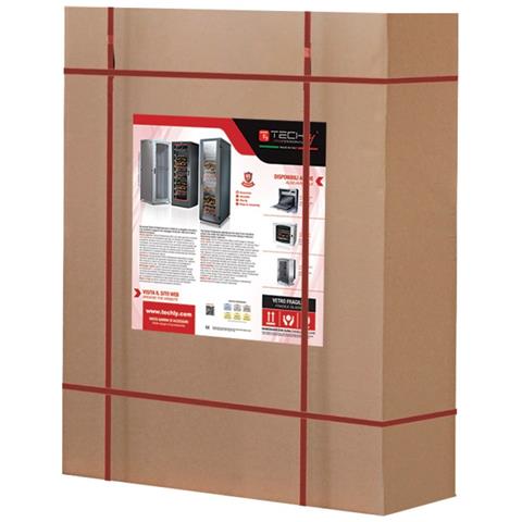 Armadio Rack 19" a Muro 15 Unità P. 450 mm Flat Pack Grigio - Foto 11