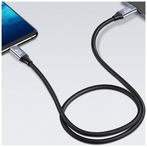 Cavo Dual Usb-c 3.1 Gen2 100w Ricarica Rapida 10gbps Trasferimento Dati Per Laptop, Compatibile Con Apple, Samsung, Huawei 0,5 Metri - Foto 6