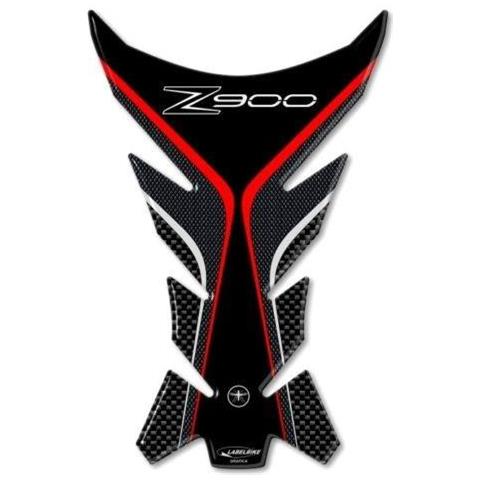 Protezione Serbatoio 3D In Gel Paraserbatoio Compatibile Per Moto Kawasaki Z900 Rosso - Foto 1