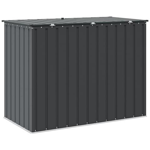 Scatola di Stoccaggio per Giardino Nero 151,5 x 82 x 110,5 cm - Foto 9