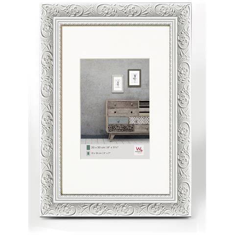 Barock Struttura In Legno 50x70 Cm, Bianco - Foto 1