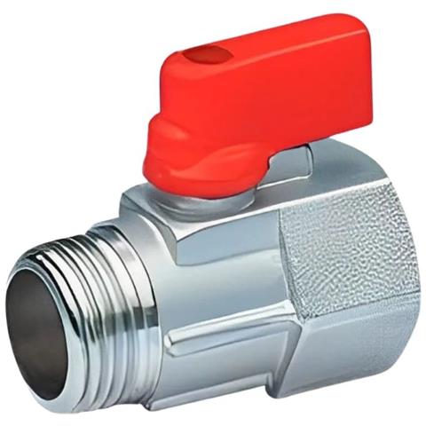 Valvola A Sfera 3/4  Mini Valvola A Sfera In Ottone Con Maniglia Rossa - Foto 1