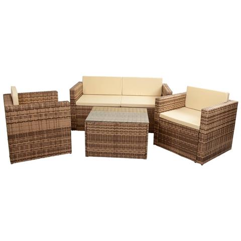 Set Tavolo Marrone, Divano E 2 Poltrone - Foto 1