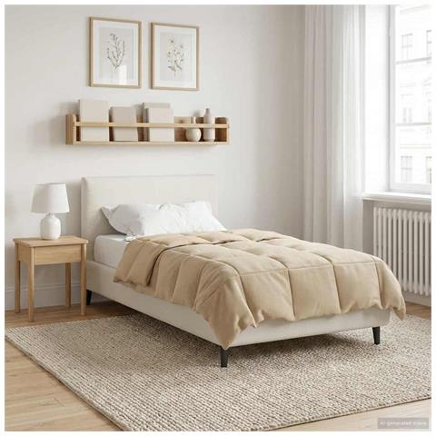 Piumone Completo Annuale Crema 135 x 200 cm Microfibra - Foto 2
