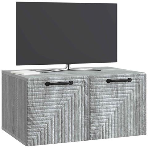 Mobile Porta TV da Muro Grigio Sonoma 59,5 x 41 x 30 cm - Foto 2