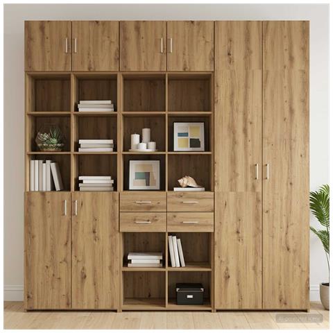 Armadio per la conservazione con ripiani Rovere Artigianale - Foto 2