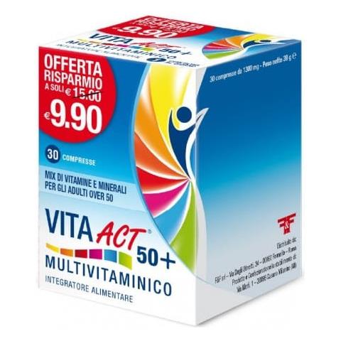 Vita Act Multivitaminico 50+ 30 Compresse - Foto 1