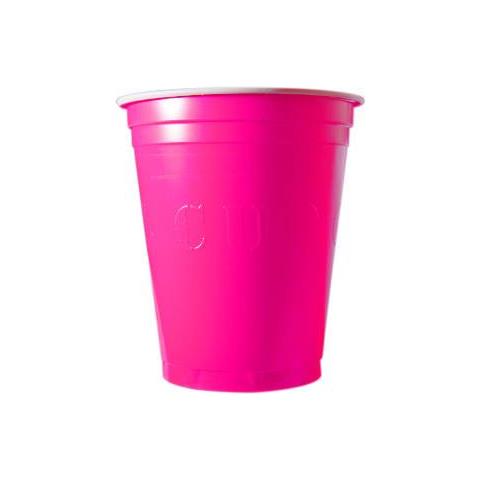 20 Bicchieri Di Plastica Original Cup Rosa Taglia Unica - Foto 1