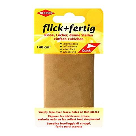 Nastro Per Riparazioni In Nylon Autoadesivo Flick Plus Fertig 140 Cm, Beige - Foto 2