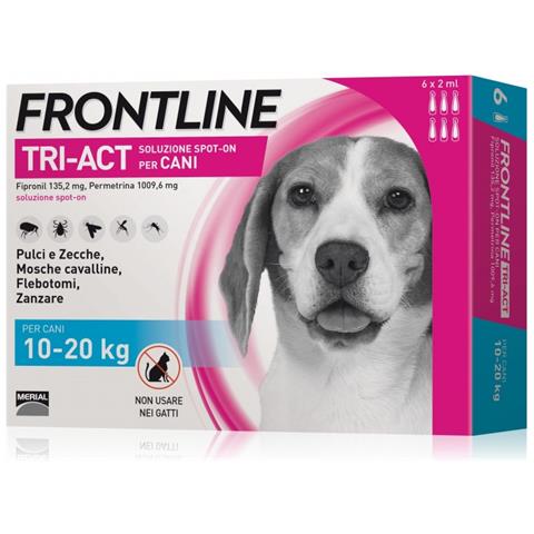 Tri-act Spot-on : 6 Pipette Per Taglia Media (10-20 Kg) - Foto 1