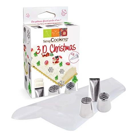 Kit Bocchette Per Sac A Poche In Acciaio Inossidabile - Edizione Natale - Foto 2