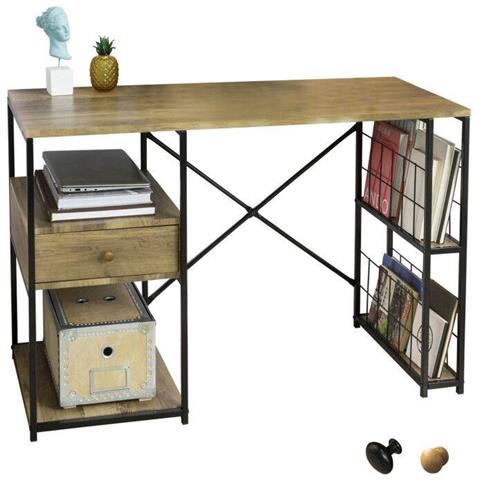 Sobuy Scrivania Con Cassetto 118x48x75cm Fwt61-n - Foto 1