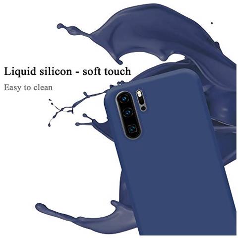 Custodia Compatibile Con Huawei P30 Pro In Liquid Blu - Coperchio Protettivo In Silicone Tpu Flessibile - Foto 2