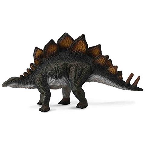 Stegosaurus Toy Dinosaur Figure Autentico Dipinto A Mano E Approvato Da Paleontologo - Foto 1