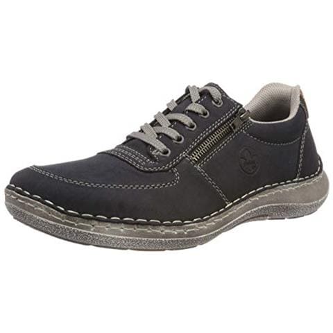 03.030-14, Scarpe Uomo Stringate Derby, Blu (pacific / Amaretto 14), 43 Ue - Foto 1