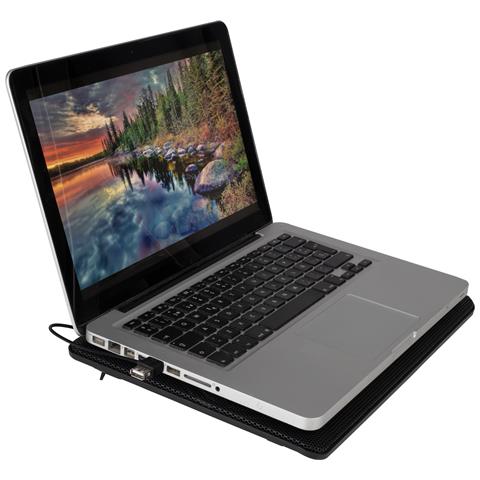 Jetstand Base Di Raffreddamento Per Notebook 39,6 Cm 15.6"" 1000 Giri Minuto Nero - Foto 5