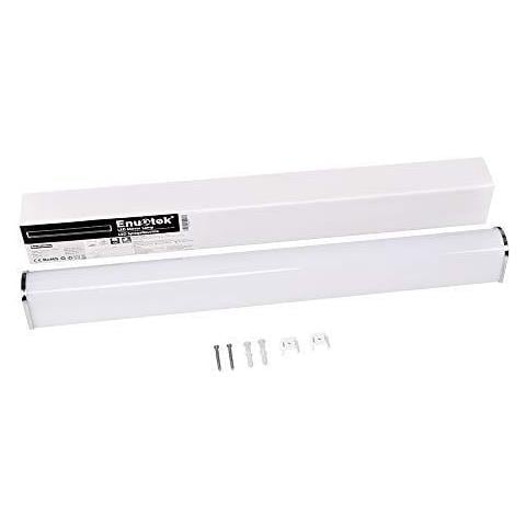 15w Led Bathroom Vanity Luce Della Parete Di Fissaggio Sopra Specchio Sotto Gabinetto Larghezza Lampada 60cm Ip44 Ampia Gamma Di Illuminazione 1200lm Bianco Naturale 4000k Non Dimmerabile 1 Lampada Da - Foto 2