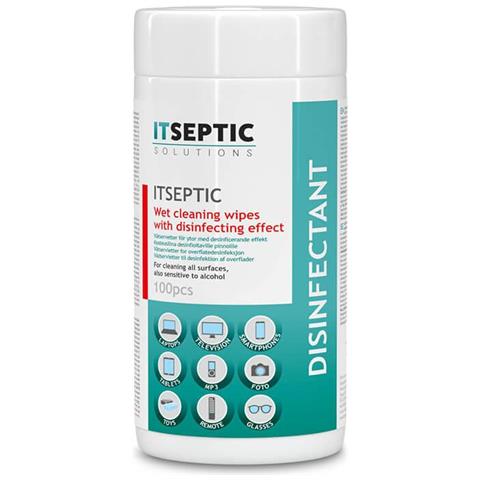 Disinfezione Delle Superfici Salviettine Umidificate Cloruro Medio 13,5x15cm 100 Pz. - Foto 1