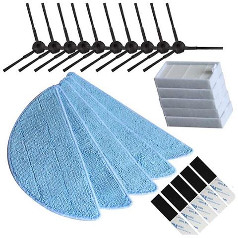 HTN 5 Gruppi Accessori Per Aspirapolvere Spazzatrici Filtro Spazzole Laterali E Salviette Per Ilife V5s Ilife V5 Pro Ilife X5 V3 + V5 V5 V5pro Modello HTN 5 Gruppi Accessori Per Aspirapolvere Spazzatrici Filtro Spazzole Laterali E Salviette Per Ilife V5s Ilife V5 Pro Ilife X5 V3 + V5 V5 V5pro Modello