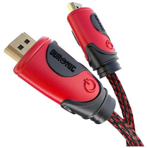 Hdc03 / 1.5m - Cavo Hdmi Schermato Di Ultima Generazione V2.0 - 1.5 Metri - Connettori Placcati Oro 24k Inclinabili E Rotanti - Consente La Trasmissione Di Segnale Full Hd 1080p 4k 2160p Compatibilità Ethernet - Foto 1