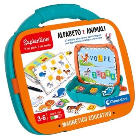 Sapintino Valigetta Magnetica Alfabeto E Animali Gioco Educativo - Foto 1