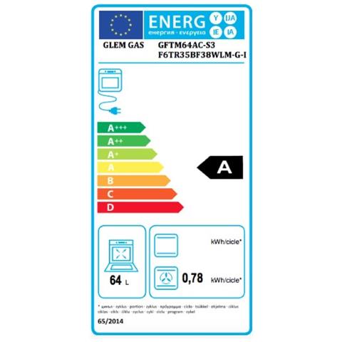 Forno Elettrico da Incasso GFTM64ACS3 Capacità 64 L Multifunzione Ventilato Colore Antracite - Foto 2
