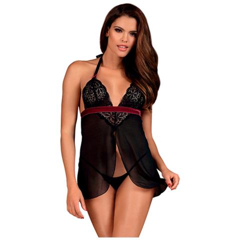 Set Di Lingerie Obsessive Rossita Nero (2 Pcs) - Foto 1