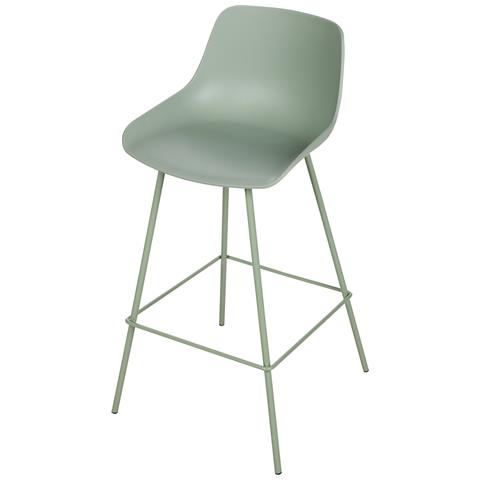 Set Di 2 Sedie Alte Emmet Verde Chiaro - Foto 8
