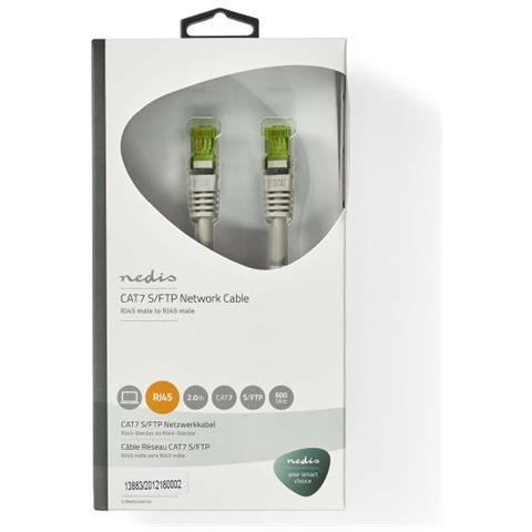 Ccbw85420gy20 Cavo Di Rete Grigio 2 M Cat7 S /ftp (s-stp) - Foto 2