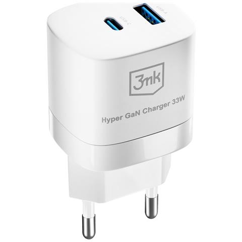 Caricabatterie Da Muro Compatto Usb E Usb-c 33w, Bianco - Foto 1