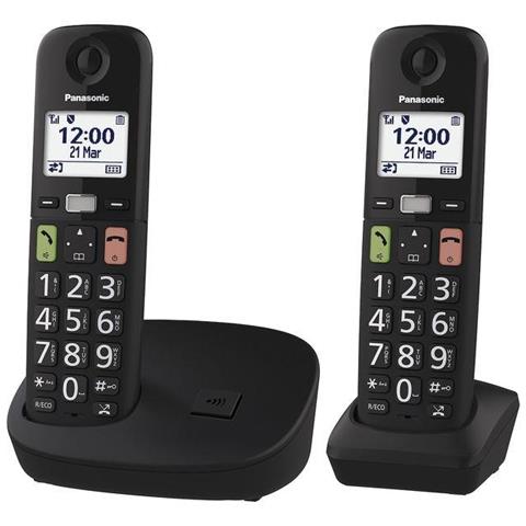 Cordless Duo KX-TGU112EXB con Tasti Grandi - Foto 1