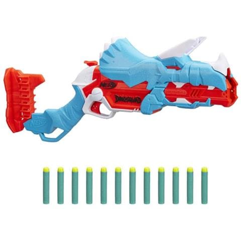 Nerf- Hasbro Dinosquad Tricera-blast, Blaster - Foto 1