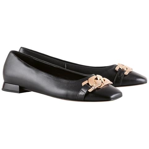 Coco Flats Scarpe Basse Pelle Scarpe Donna Nero Eu 37, 3-101020 0100 - Foto 2
