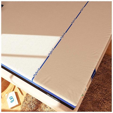 Materasso 1600 Molle e Memory 5 cm Hybrid Bros Piazza e mezza misura 120x190 cm - Foto 5