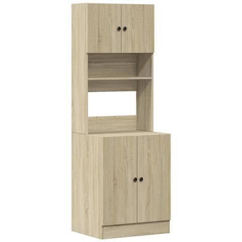 Mobile Da Cucina Rovere Sonoma 60x50x180 Cm Legno Multistrato - Foto 2