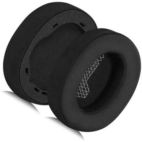 Cuscinetti Auricolari Di Ricambio Per Jbl Live 650btnc, Tessuto Di Seta Ghiaccio Nero, Confezione Da 2 - Foto 1