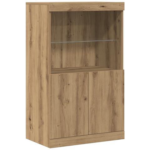 Mobile con luci LED Rovere Artigianale 60x37x100 cm - Foto 1