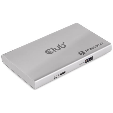 CSV-1580 replicatore di porte e docking station per laptop Thunderbolt 4 Argento - Foto 5