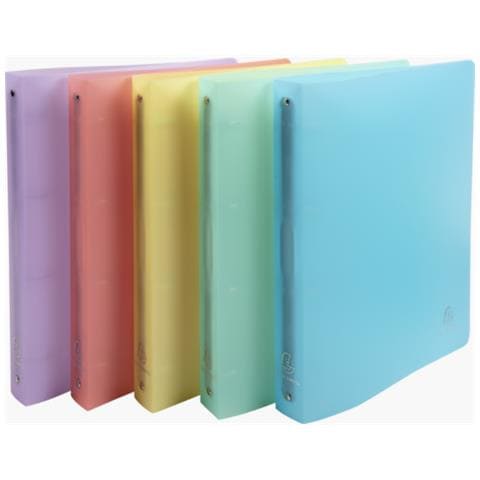 51970E raccoglitore ad anelli A4 Colori assortiti, Blu, Corallo, Verde, Mauve, Giallo - Foto 1