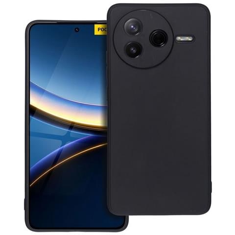 Custodia Tpu Silicone Cover Case Per Poco F7 Pro Black - Foto 1