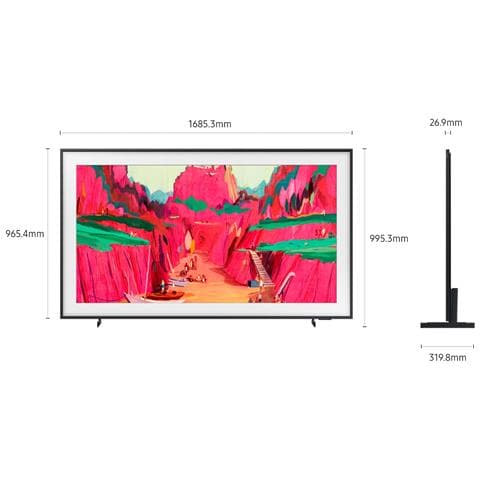 Smart TV 75" QE75LS03FWUXZT The Frame Pro 4K 2025 - Foto 3