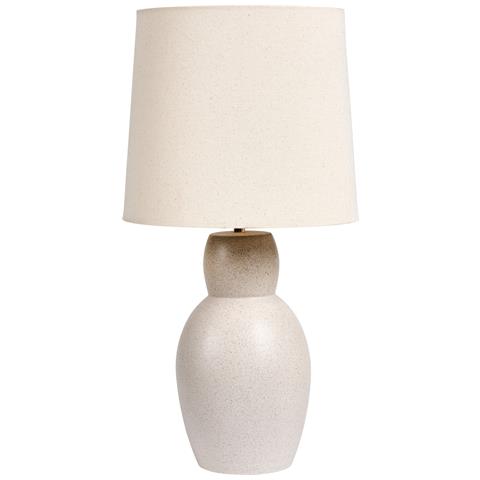 Lampada Da Tavolo Deduru Ceramica Beige - Foto 2
