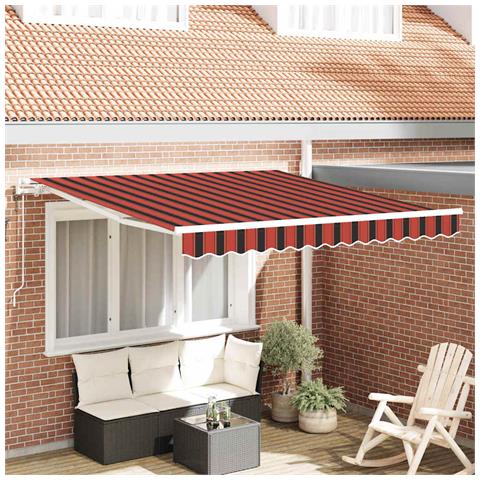 Tenda Retrattile 300 x 250 cm arancione e marrone - Foto 2