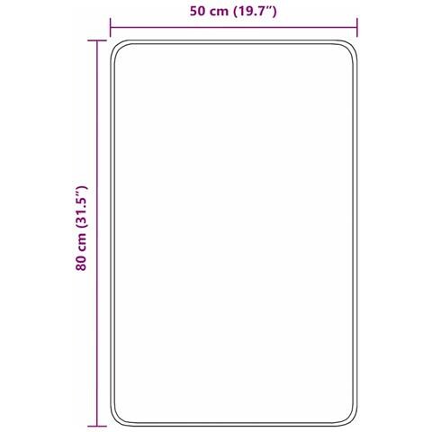 Tappeto da bagno Marrone 50 x 80 cm Polipropilene - Foto 8