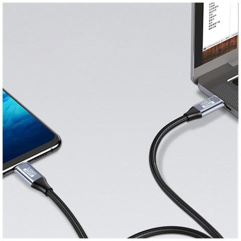Cavo Dual Usb-c 3.1 Gen2 100w Ricarica Rapida 10gbps Trasferimento Dati Per Laptop, Compatibile Con Apple, Samsung, Huawei 1 M - Foto 6