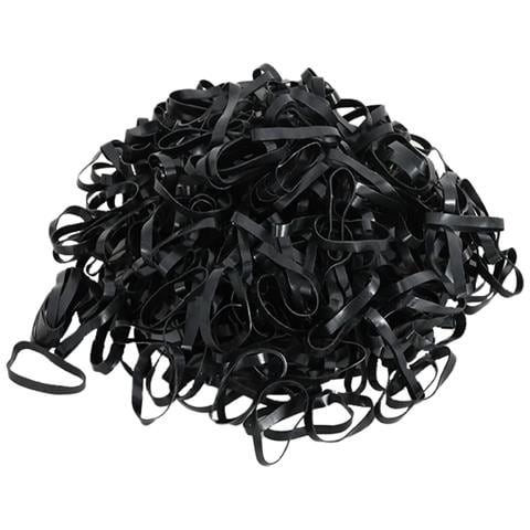 Elastici per Trecce Cavallo 500 pz Neri in Silicone - Foto 9